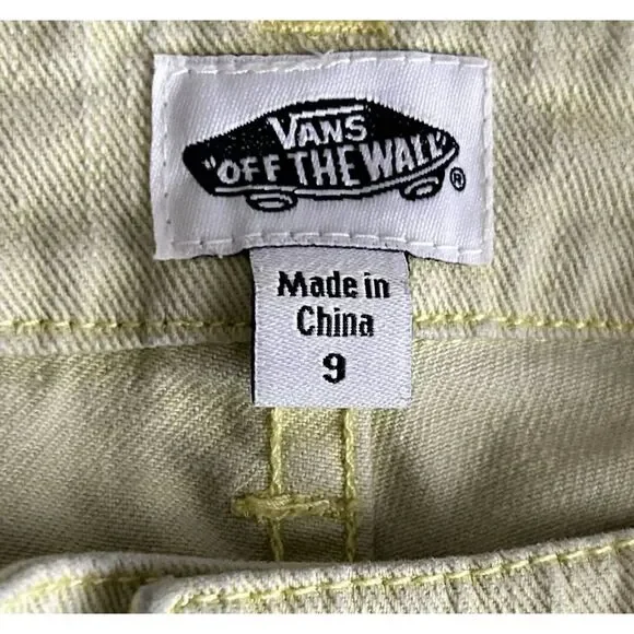 Vans Denim Jeans – Butter Yellow – Women’s Size 9 - Picture 3 of 3